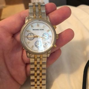 SALE! Michael Kors two tone watch - gently used